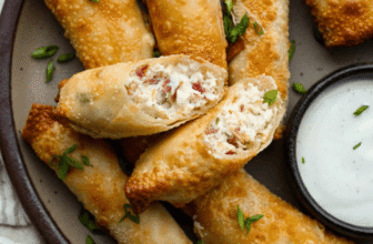 Air Fryer Crack Chicken Egg Rolls