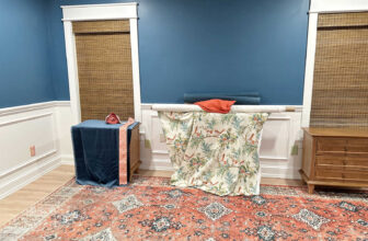 Questioning My Choices On Bedroom Details – Drapery Trim And Headboard Fabric