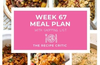 Weekly Meal Plan #67 | The Recipe Critic